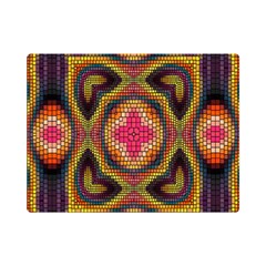 Kaleidoscope Art Pattern Ornament Premium Plush Fleece Blanket (mini) by Semog4
