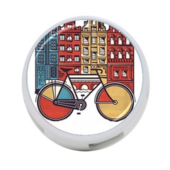 Amsterdam Graphic Design Poster Illustration 4-port Usb Hub (two Sides) by Salman4z