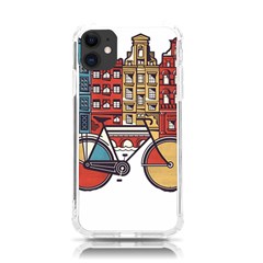 Amsterdam Graphic Design Poster Illustration Iphone 11 Tpu Uv Print Case by Salman4z