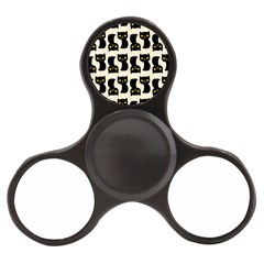 Black Cats And Dots Koteto Cat Pattern Kitty Finger Spinner by Salman4z