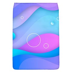 Colorful Blue Purple Wave Removable Flap Cover (s) by Salman4z