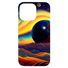 Surrealist Fantasy Dream Nature Iphone 14 Pro Max Black Uv Print Case by Jancukart