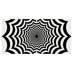 Spider Web Hypnotic Banner And Sign 4  X 2  by Amaryn4rt