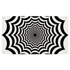 Spider Web Hypnotic Banner And Sign 7  X 4  by Amaryn4rt