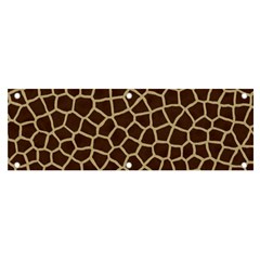 Giraffe Animal Print Skin Fur Banner And Sign 6  X 2  by Amaryn4rt