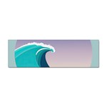 Tsunami Tidal Wave Wave Minimalist Ocean Sea 4 Sticker (Bumper) Front