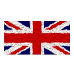 Union Jack Flag National Country Satin Wrap 35  X 70  by Celenk