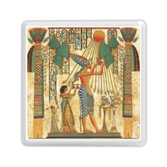 Egyptian Man Sun God Ra Amun Memory Card Reader (square) by Celenk