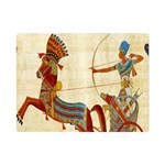 Egyptian Tutunkhamun Pharaoh Design Premium Plush Fleece Blanket (Mini) 35 x27  Blanket Front