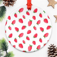 Strawberry Ornament (round) by SychEva