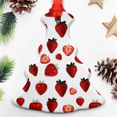 Strawberry Watercolor Ornament (christmas Tree)  by SychEva
