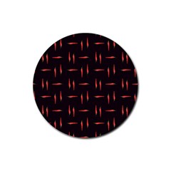 Hot Peppers Rubber Coaster (round) by SychEva