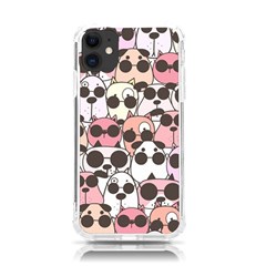 Cute-dog-seamless-pattern-background Iphone 11 Tpu Uv Print Case by Salman4z