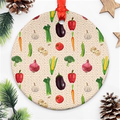 Vegetables Ornament (round) by SychEva