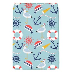 Nautical-marine-symbols-seamless-pattern Removable Flap Cover (s) by Salman4z