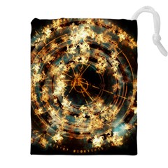 Science Fiction Background Fantasy Drawstring Pouch (4xl) by danenraven