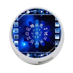 Astrology Horoscopes Constellation 4-port Usb Hub (one Side) by danenraven