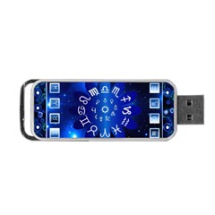 Astrology Horoscopes Constellation Portable Usb Flash (one Side) by danenraven