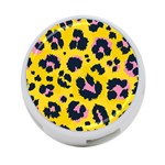 Leopard-print-seamless-pattern 4-Port USB Hub (Two Sides) Back