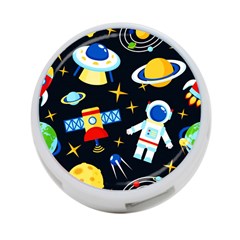 Space Seamless Pattern 4-port Usb Hub (two Sides) by Salman4z