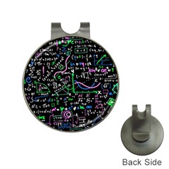 Math-linear-mathematics-education-circle-background Hat Clips With Golf Markers by Salman4z