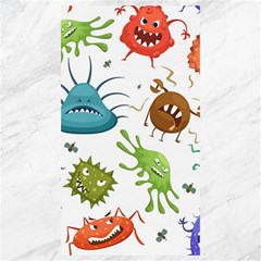 Dangerous-streptococcus-lactobacillus-staphylococcus-others-microbes-cartoon-style-vector-seamless Canvas 40  X 72  by Salman4z