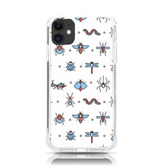 Insects-icons-square-seamless-pattern Iphone 11 Tpu Uv Print Case by Salman4z