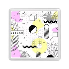 Graphic-design-geometric-background Memory Card Reader (square) by Salman4z