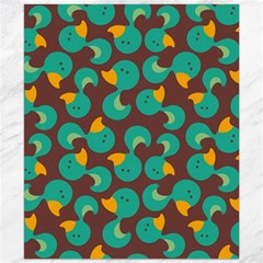 Vector Illustration Seamless Pattern With Cartoon Duck Canvas 20  X 24  by pakminggu