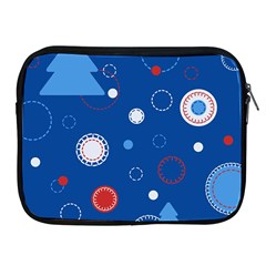 Christmas Pattern Tree Design Apple Ipad 2/3/4 Zipper Cases by pakminggu