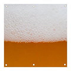 Beer Foam Bubbles Alcohol Glass Banner And Sign 3  X 3  by pakminggu