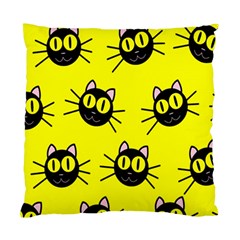 Cats Heads Pattern Design Standard Cushion Case (two Sides) by pakminggu