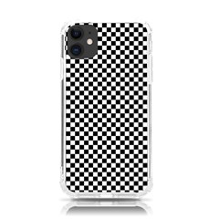 Background Black Board Checker Checkerboard Iphone 11 Tpu Uv Print Case by pakminggu