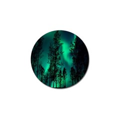 Aurora Northern Lights Celestial Magical Astronomy Golf Ball Marker by pakminggu