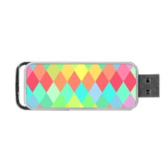 Low Poly Triangles Portable Usb Flash (two Sides) by danenraven