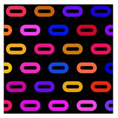 Pattern Background Structure Black Square Satin Scarf (36  X 36 ) by danenraven