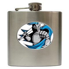 Sword Knight Fictional Character Legionary Warrior Hip Flask (6 Oz) by danenraven