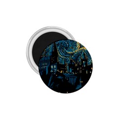 Hogwarts Castle Van Gogh 1 75  Magnets by Mog4mog4