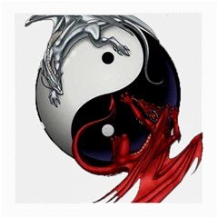 Yin And Yang Chinese Dragon Medium Glasses Cloth by Mog4mog4