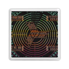 Black And Green Area Rug Neon Genesis Evangelion Computer Communication Memory Card Reader (square) by Bakwanart