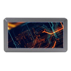 Abstract Colorful Circuit Memory Card Reader (mini) by Bakwanart