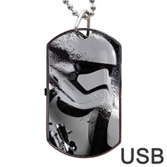 Stormtrooper Dog Tag Usb Flash (one Side) by Bakwanart