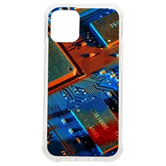 Gray Circuit Board Electronics Electronic Components Microprocessor Iphone 12 Mini Tpu Uv Print Case	 by Bakwanart