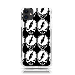 Black And White Deadhead Grateful Dead Steal Your Face Pattern Iphone 11 Tpu Uv Print Case by 99art