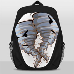 Tornado-twister-angry-comic Backpack Bag by 99art