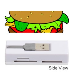 Hamburger-cheeseburger-fast-food Memory Card Reader (stick) by 99art