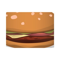Hamburger-cheeseburger-burger-lunch Premium Plush Fleece Blanket (mini) by 99art
