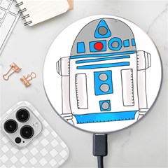 Technology-clip-art-r2d2 Wireless Fast Charger(white) by 99art