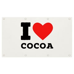 I Love Cocoa Banner And Sign 7  X 4  by ilovewhateva