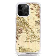 Map Of Greece Archipelago Iphone 14 Pro Max Tpu Uv Print Case by B30l